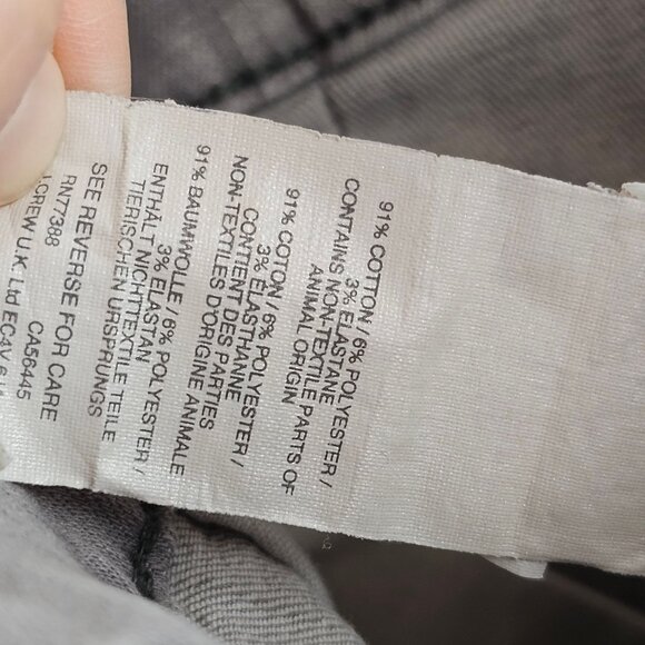 Y2K Grunge Emo Goth Dark Gray Acid Washed Skinny Slim Jean Pants Womens 29 - Picture 12 of 16